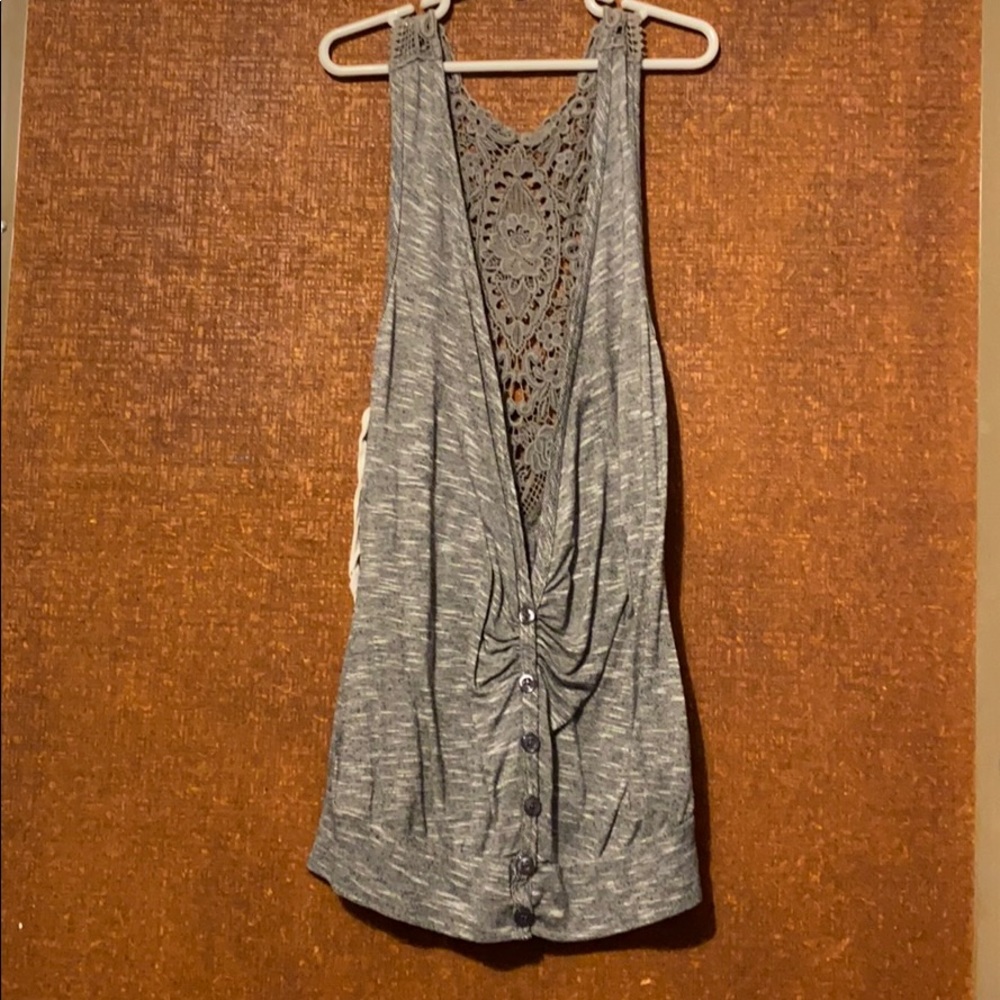 Lace summer vest